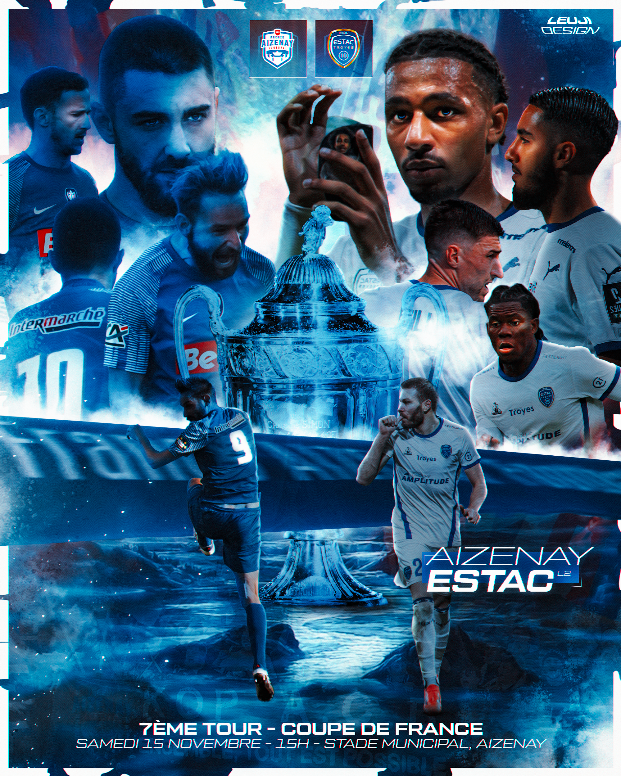 Aizenay vs ESTAC Troyes, Coupe de France 7ème Tour