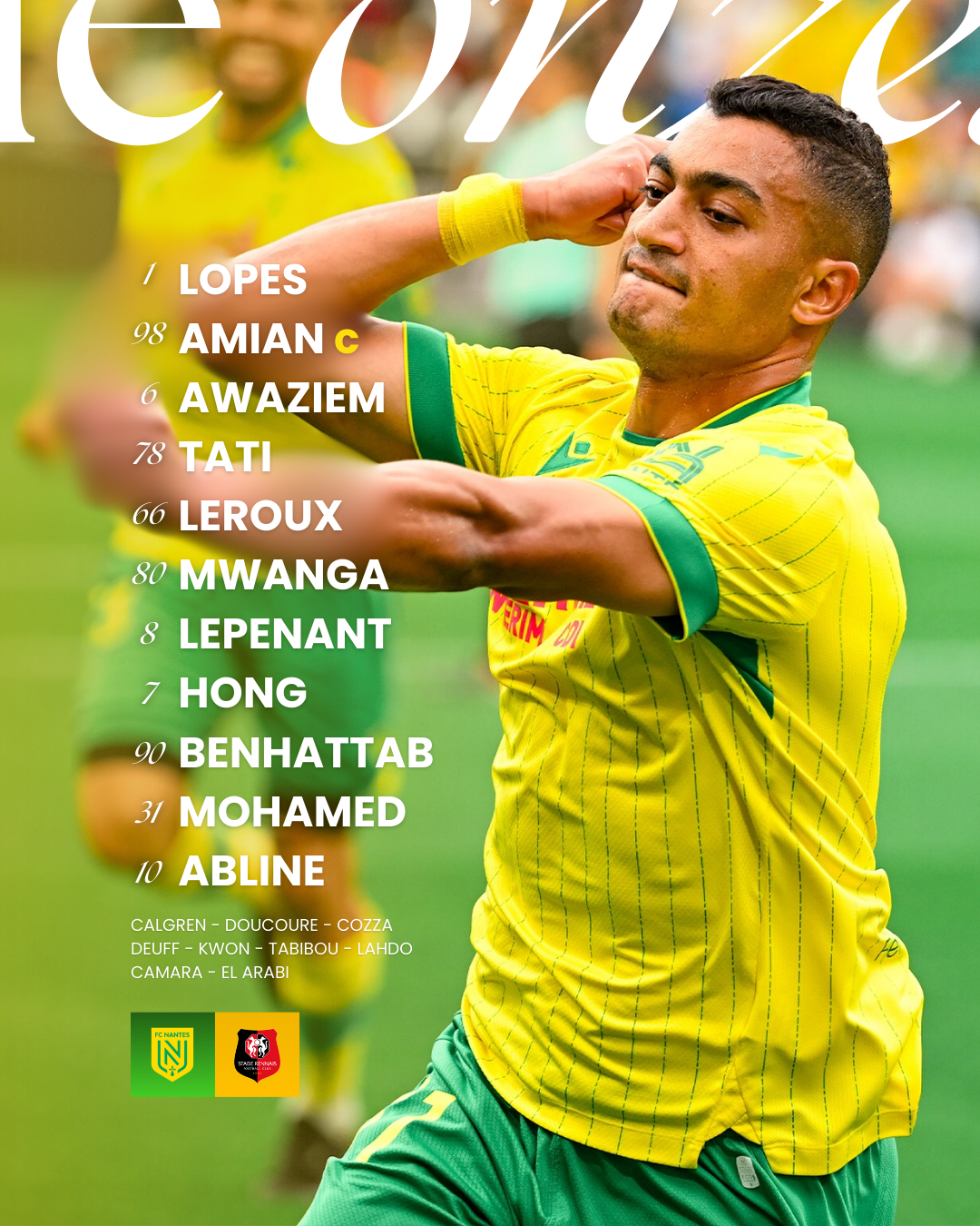 Le Onze, FC Nantes vs Stade Rennais
