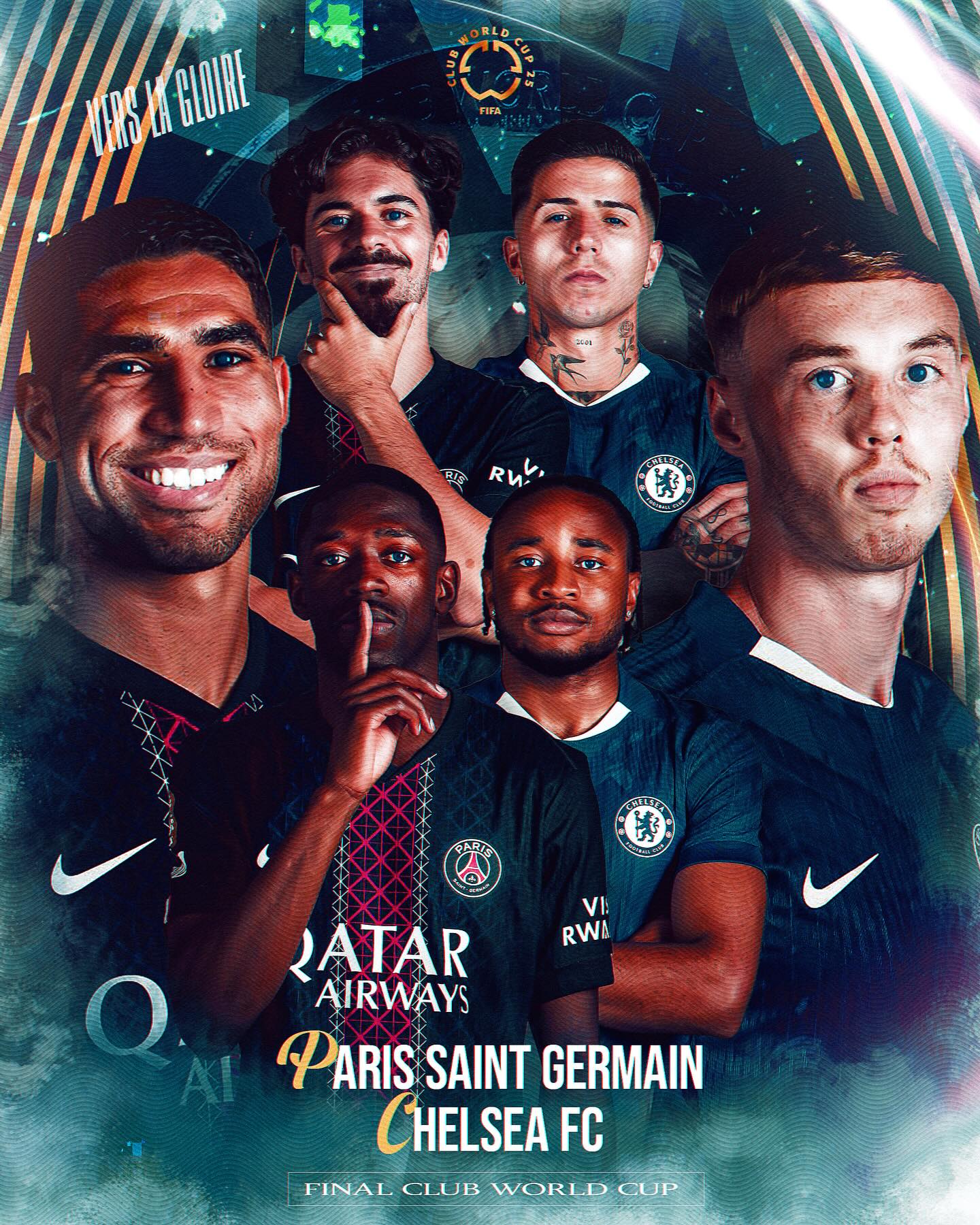 PSG vs Chelsea FC, Final Club World Cup